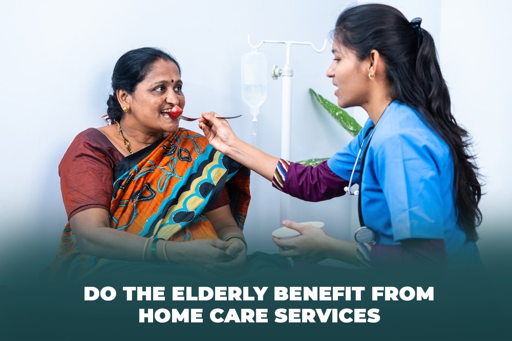 Do the elderly benefit from home care services?